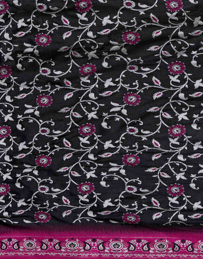 Black Silk Woven Banarasi Saree