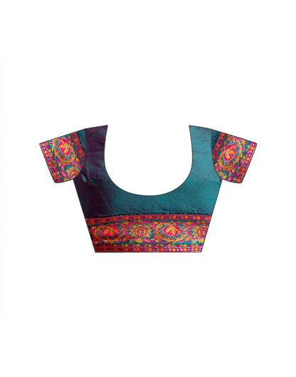 Rani Pink Silk Woven Paithani Saree